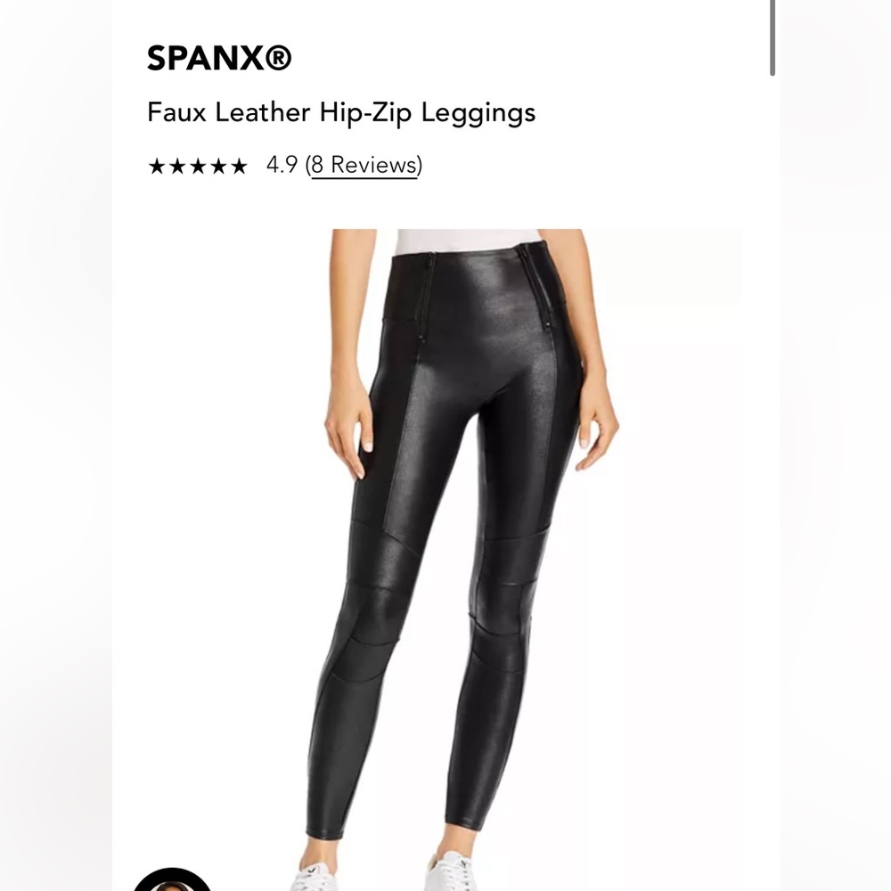 SPANX faux leather leggings